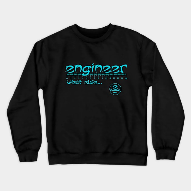 engineer Crewneck Sweatshirt by amarth-drawing